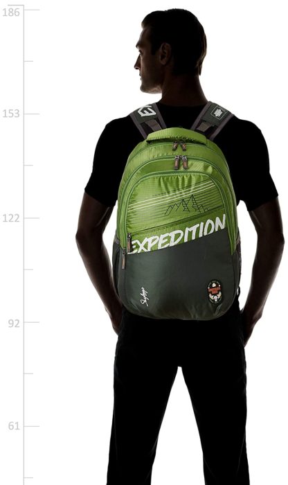 Green Casual Backpack (Bingo Extra 01)