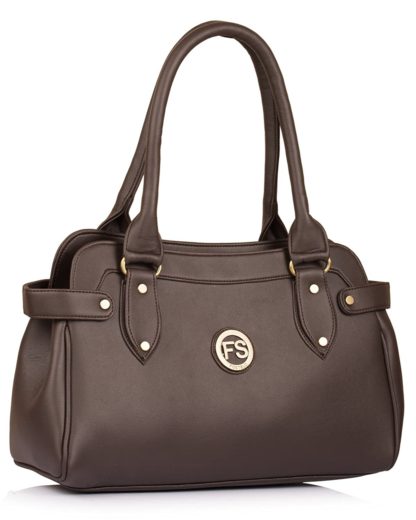 Fostelo Brown Women's Kelly Style Handbag - Image 6