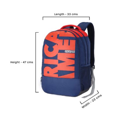 American Tourister Popin 47 cms Blue Casual Backpack (FU4 (0) 01 002)