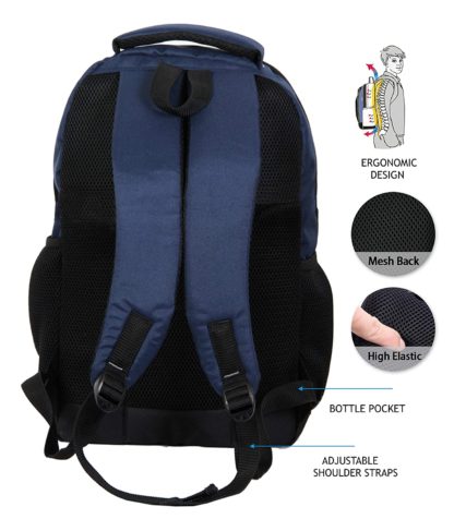 POLESTAR”Noble Blue 32 Ltrs Casual bagpack/School Bag/Laptop Backpack