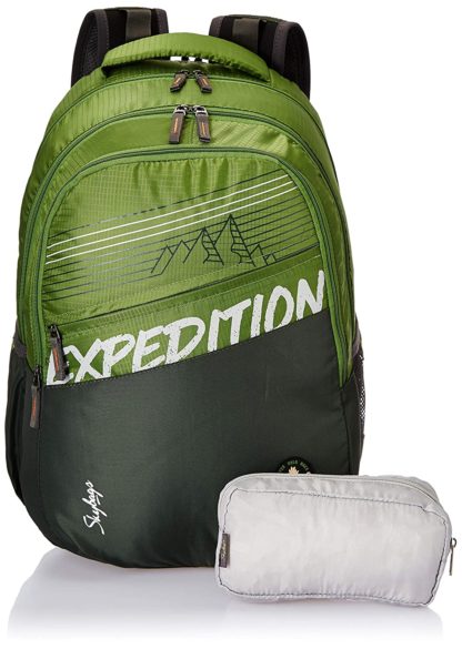 Green Casual Backpack (Bingo Extra 01)