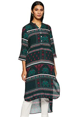 Women’s Rayon Printed Straight Kurti