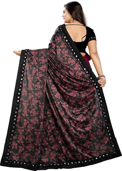 Women’s Banglori Malai Saree with Blouse Piece