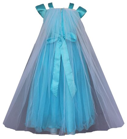 Baby Girls Birthday Frock Dress_Frozen Elsa Dress(2-12 Years)