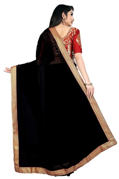 Women’s Chiffon Saree with Blouse Piece