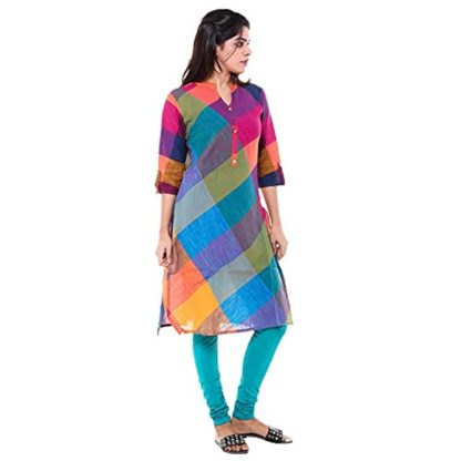 Women’s Cross Colors Cotton Angrakha Kurta