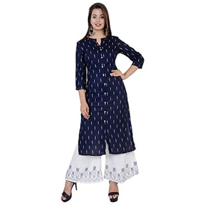 Women’s Printed A-Line Kurta and Palazzo.