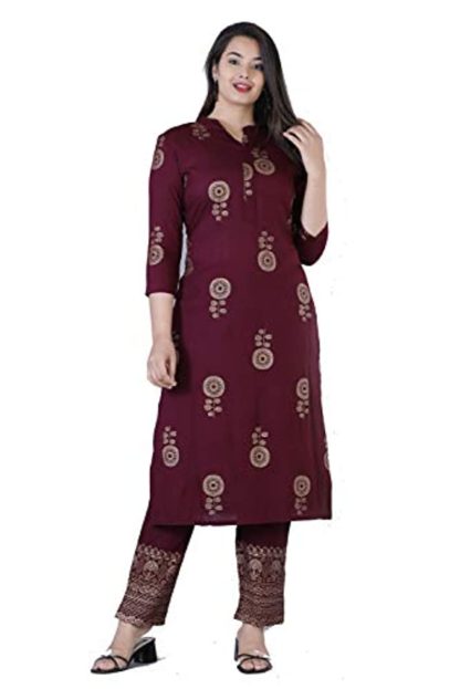 Women Printed Kurta with Palazzo Pant