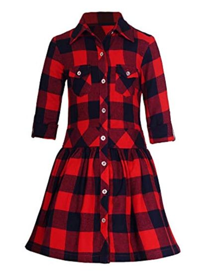 Girl’s Rayon Shirt Dress