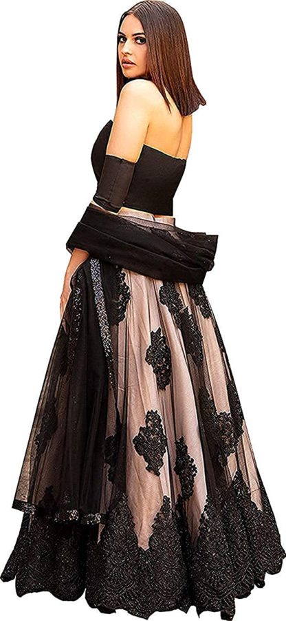 Women’s Net Lehenga Choli Set