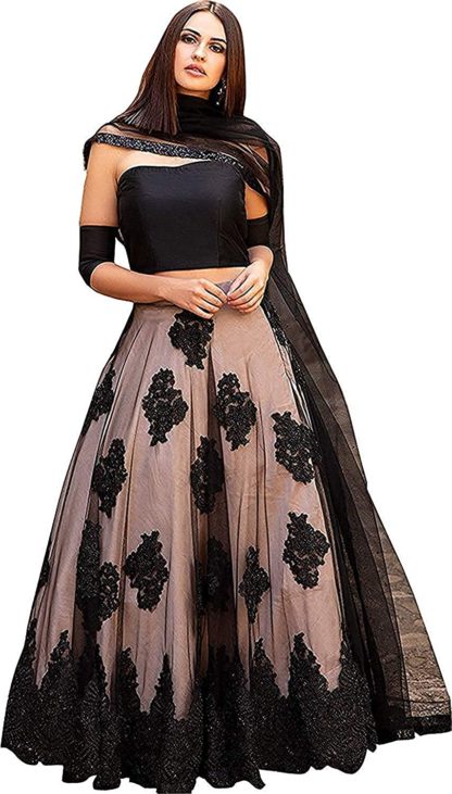 Women’s Net Lehenga Choli Set