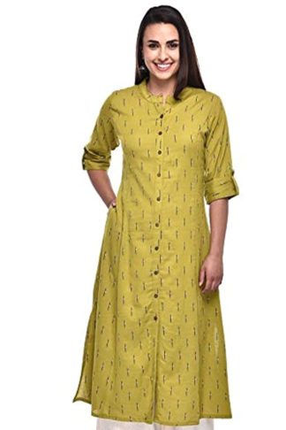 Women’s Elegant Cotton A-Line Kurta