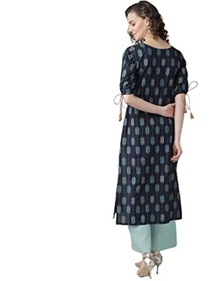 Women’s Rayon Printed Kurta Palazzo set