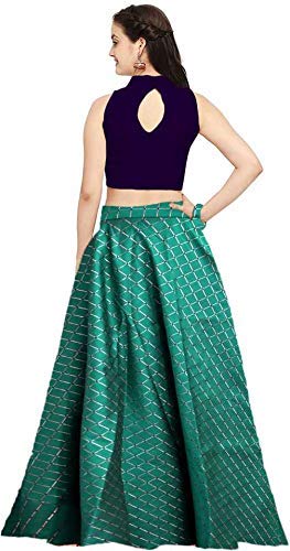 high waist lehenga and crop choli top | The Luxe Report