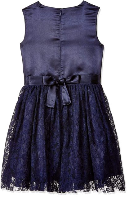 Synthetic Skater Dress For Girls