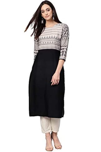 Women’s crepe straight Kurta