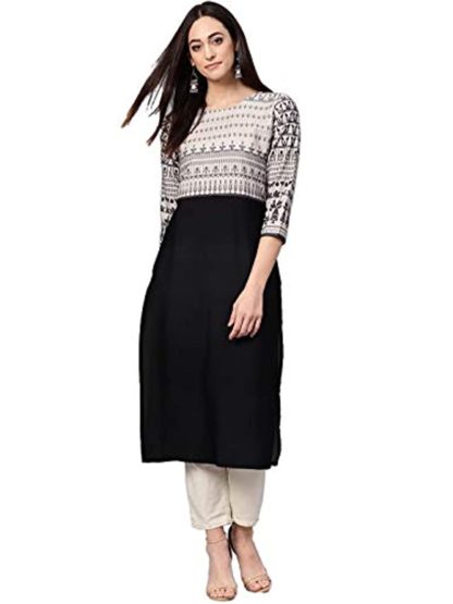 Women’s crepe straight Kurta