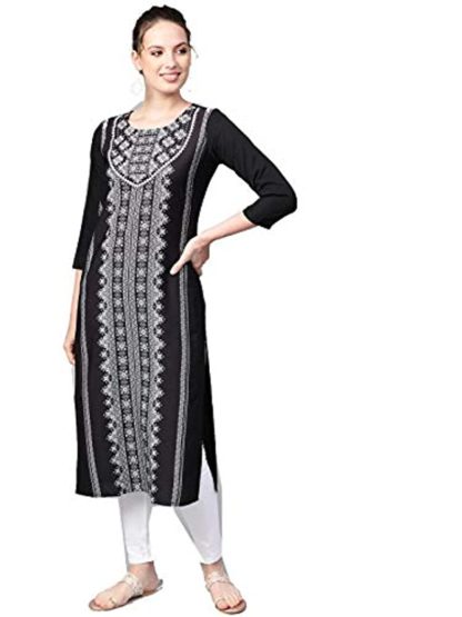 Crepe straight Kurta For Women