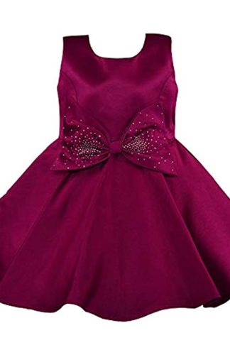 Baby Girls Satin Frock Birthday Dress for Girls