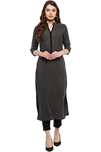 Women’s Crepe Straight Kurta