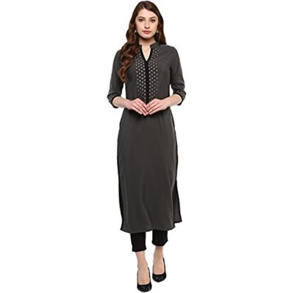 Women’s Crepe Straight Kurta