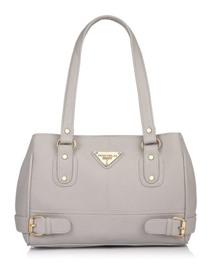 Grey Women’s Handbag With Clutch by Fostelo