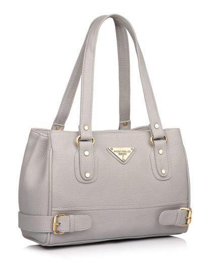 Grey Women’s Handbag With Clutch by Fostelo