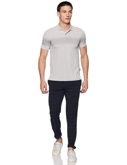 Van Heusen Men’s Solid Regular Fit Polo T-shirt