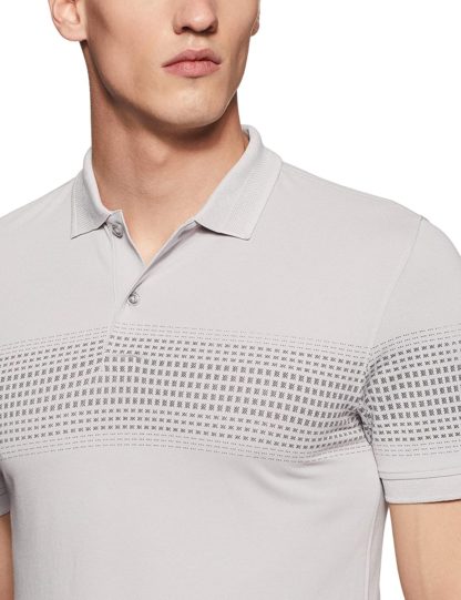 Van Heusen Men’s Solid Regular Fit Polo T-shirt