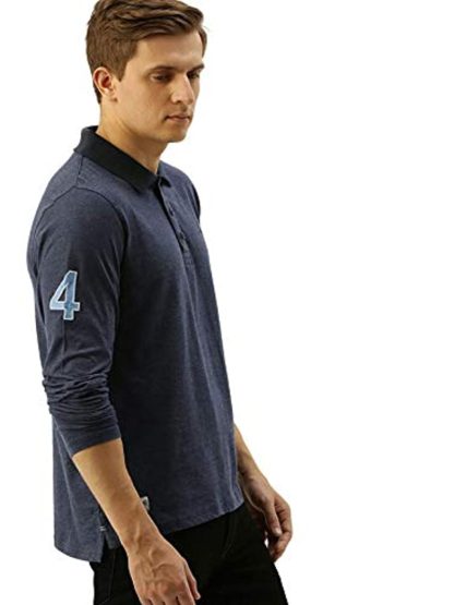 Men’s Polo Collar Full Sleeves T-Shirt by AMERICAN CREW