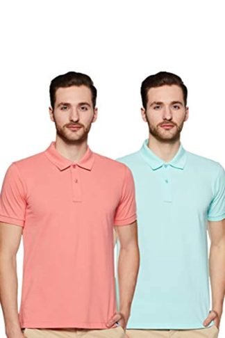 Men’s Solid Regular Half Sleeve Polo T-shirt (Combo pack)