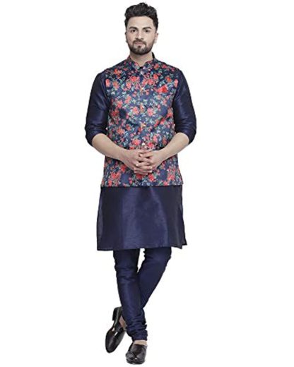 MEN’S KURTA PAJAMA AND WAISTCOAT