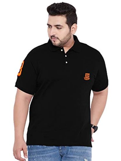 Plus Size Men’s Regular Fit Polo T-shirt