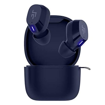 CROSSBEATS Edge 2020 Touch True Wireless in-Ear Earbuds Earphones Headphones with Microphone 3D Sound 20Hrs Playtime Auto Pair Stereo Calls Deep Bass (Indigo Blue)