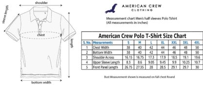 Men’s Cotton Blend Polo T-shirt by American Crew