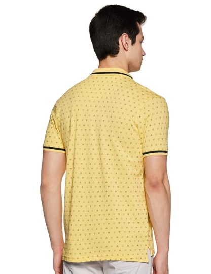 Men’s Printed Regular Fit Polo T-shirt