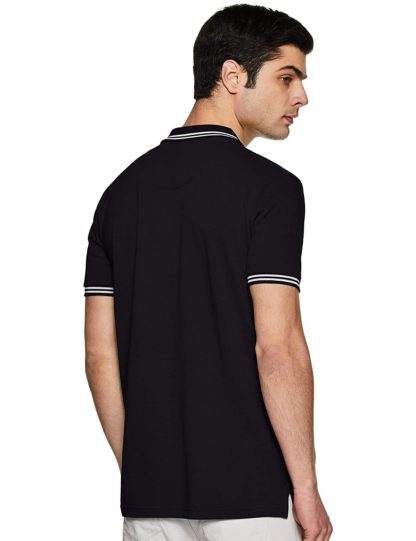 Men’s Solid Slim Fit Polo T-shirt