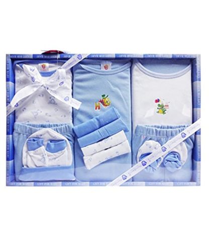 Mini Berry Unisex Baby's Gift Set 13 Piece(Blue)