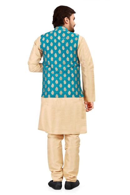 N.B.F Fashion mens ethnic wear kurta pajama waistcoat set