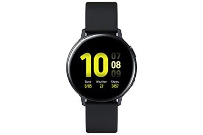 Samsung Galaxy Watch Active 2 (Bluetooth, 44 mm) – Black, Aluminium Dial, Silicon Straps