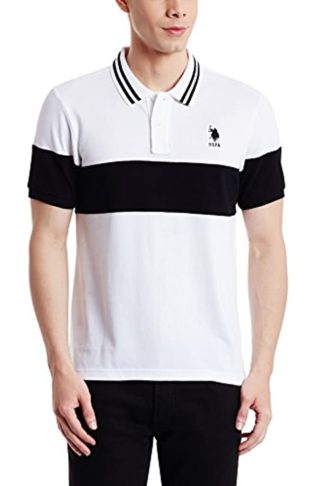 US Polo Men’s Round Neck Polo T-shirt