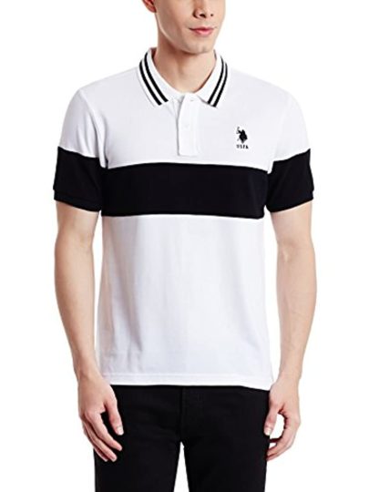 US Polo Men’s Round Neck Polo T-shirt