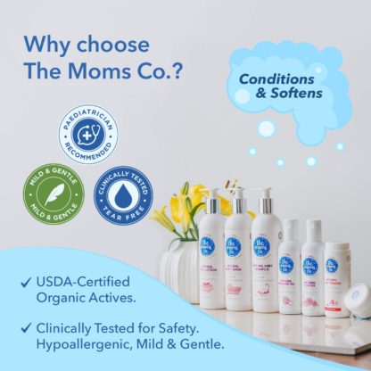 The Moms Co. Baby Suitcase Gift Box with 7 Skin and Hair Care Products