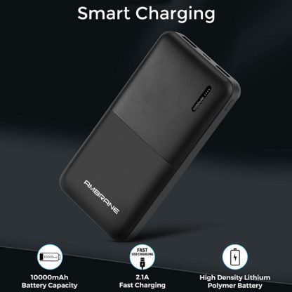 Ambrane 10000 mAh Li-Polymer Powerbank with Compact Size & Fast Charging for Smartphones, Smart Watches, Neckbands & Other Devices (Capsule 10K, Black) - Image 10