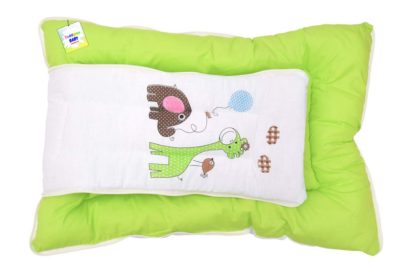 New Born Baby Net Bed & Sleeping Bag Combo Gift Set(0-6 Month Green)