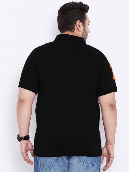 Plus Size Men’s Regular Fit Polo T-shirt