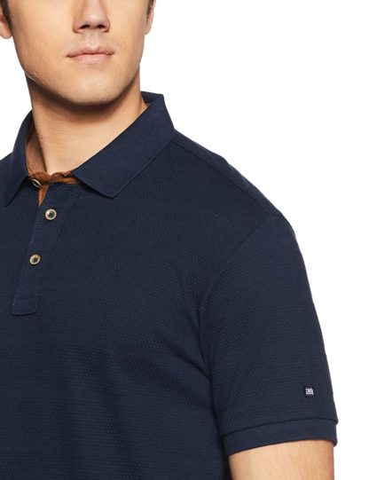 Men’s Geometric Print Regular Fit Polo T-shirt