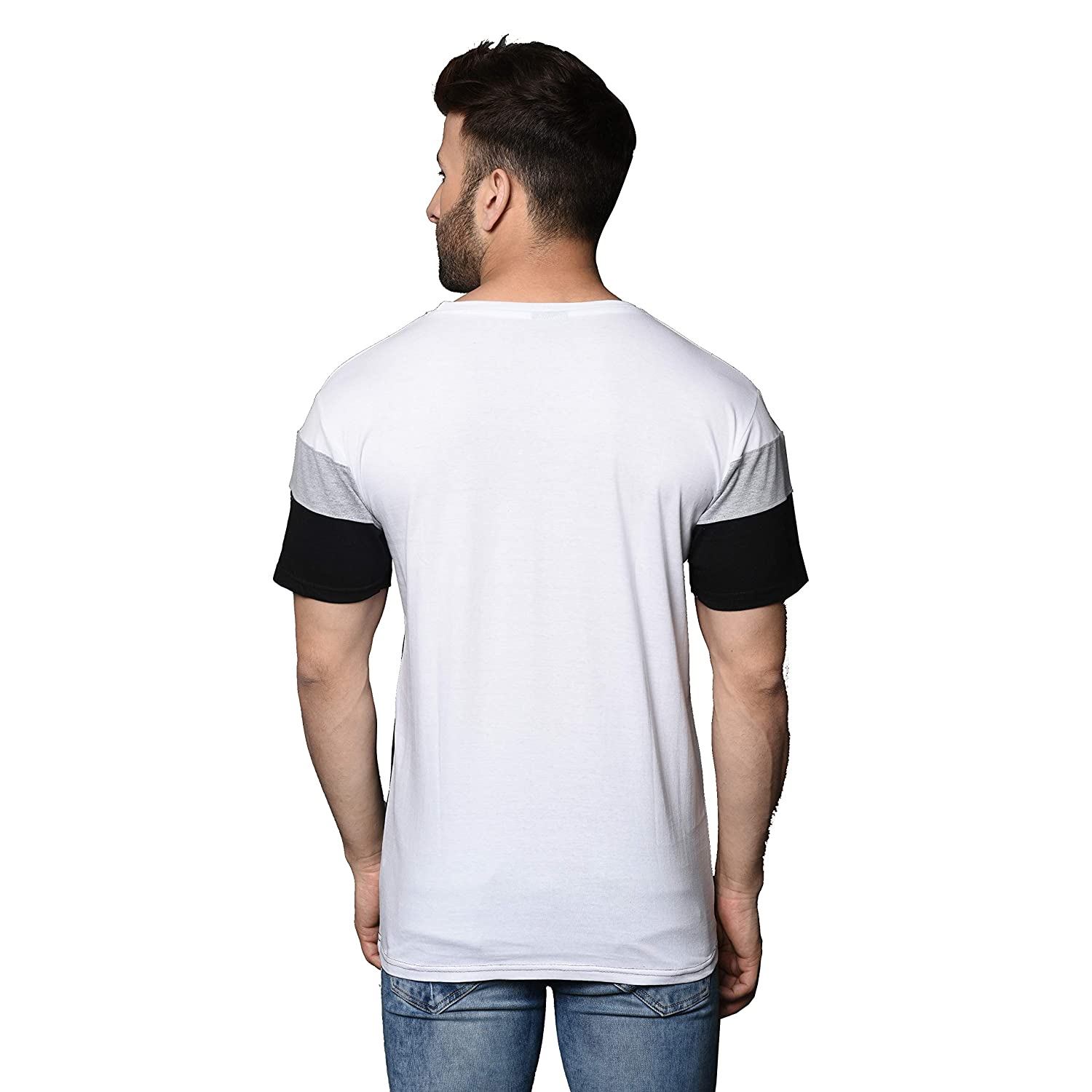 Rock Hooper - Men's Slim Fit Half Sleeve Printed White/Red/Black Cotton  T-Shirt (Combo Pack) : : Fashion