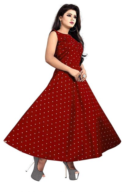 Women’s silk anarkali long gown