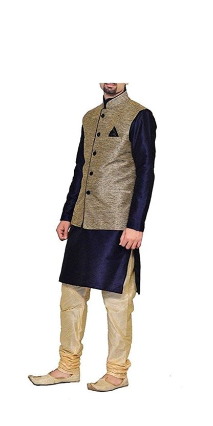 Men’s Kurta Pyjama with Nehru Jacket/Modi cut